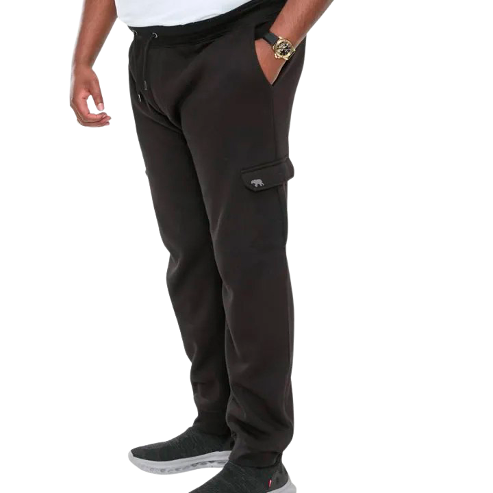 D5555 Tilden Herre Sweatpants Plus Size Black    i Store Plus Size Størrelser