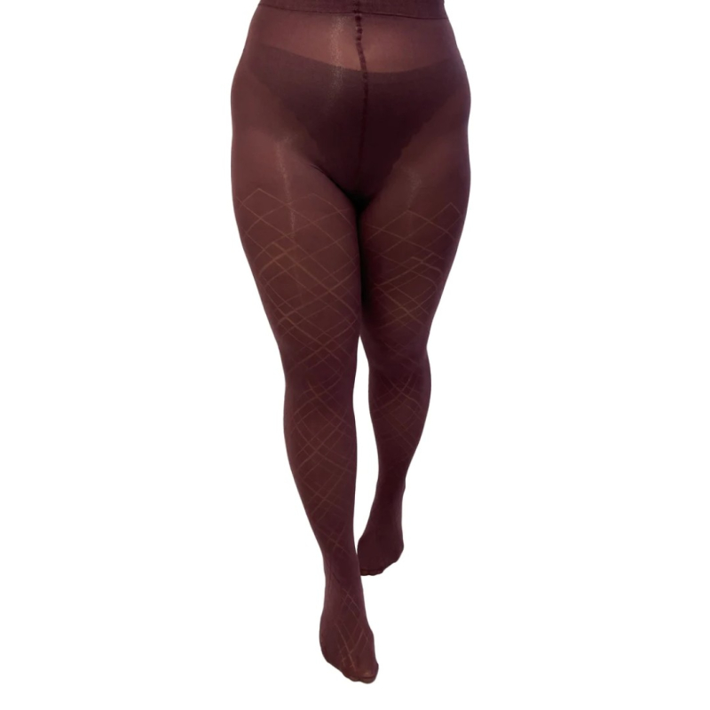 Damson Opaque Diamond i Store Plus Size Størrelser