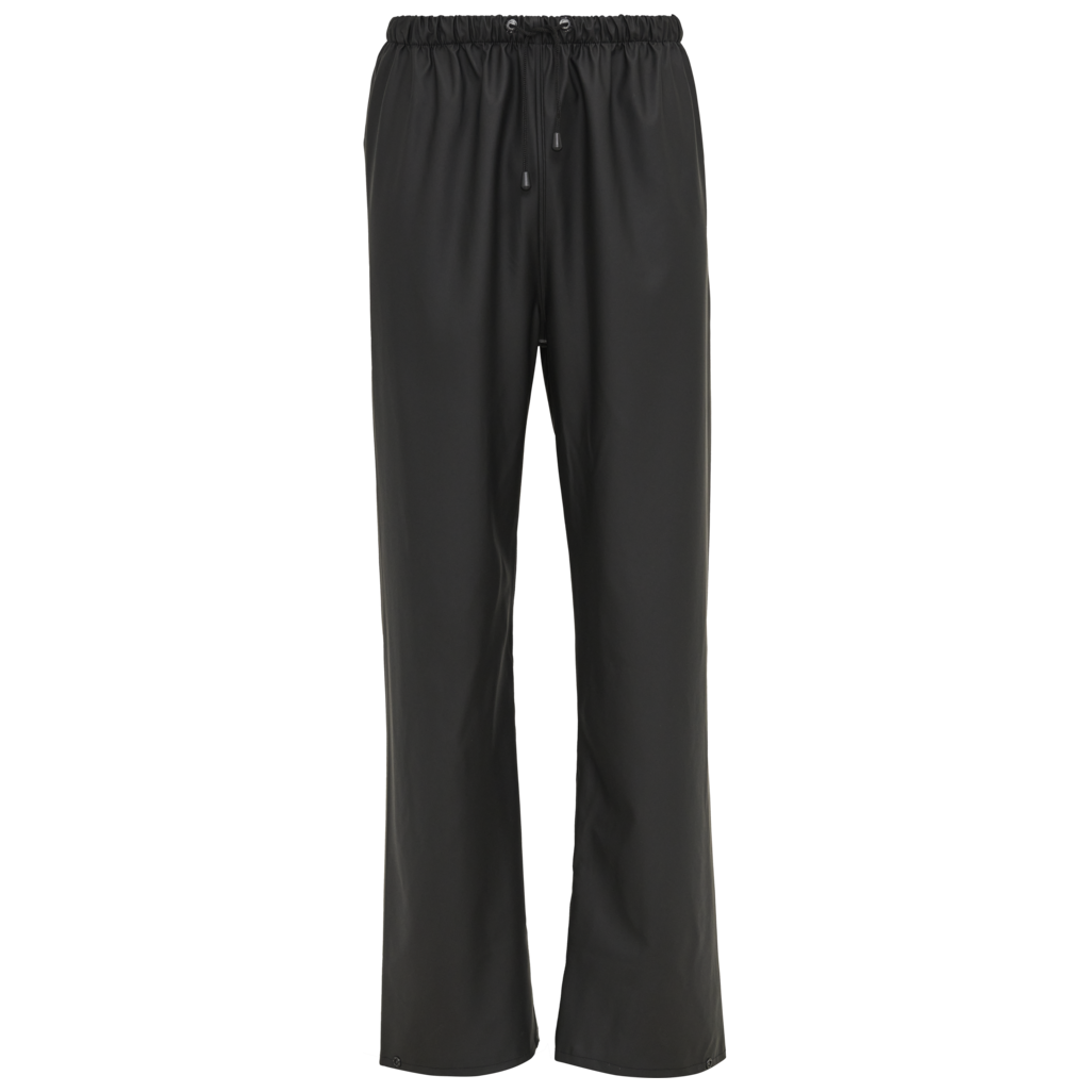 Elka Elements Unisex Regnbukser Sort    i Store Plus Size Størrelser