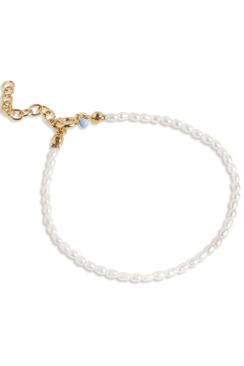 Enamel Armbånd Bracelet Erna Pearl i Store Plus Size Størrelser