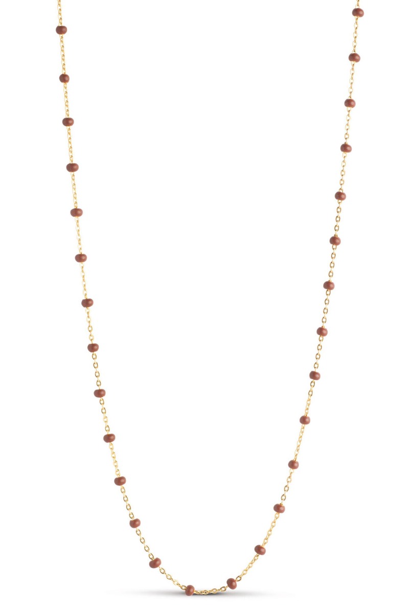 Enamel Halskæde Lola Necklace Lola Copper i Store Plus Size Størrelser