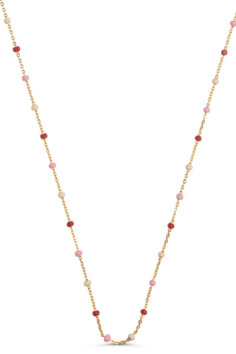 Enamel Halskæde Lola Necklace Rosie i Store Plus Size Størrelser