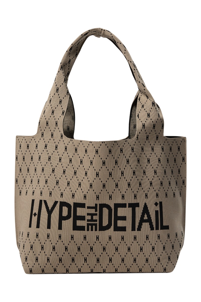 Hype The Detail Taske Logo Bag Brun i Store Plus Size Størrelser