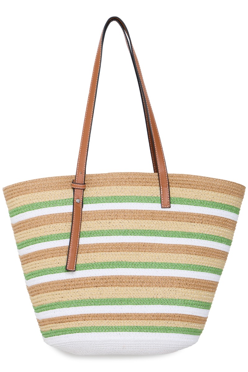 Ichi Taske Halle Bag Pine Green i Store Plus Size Størrelser