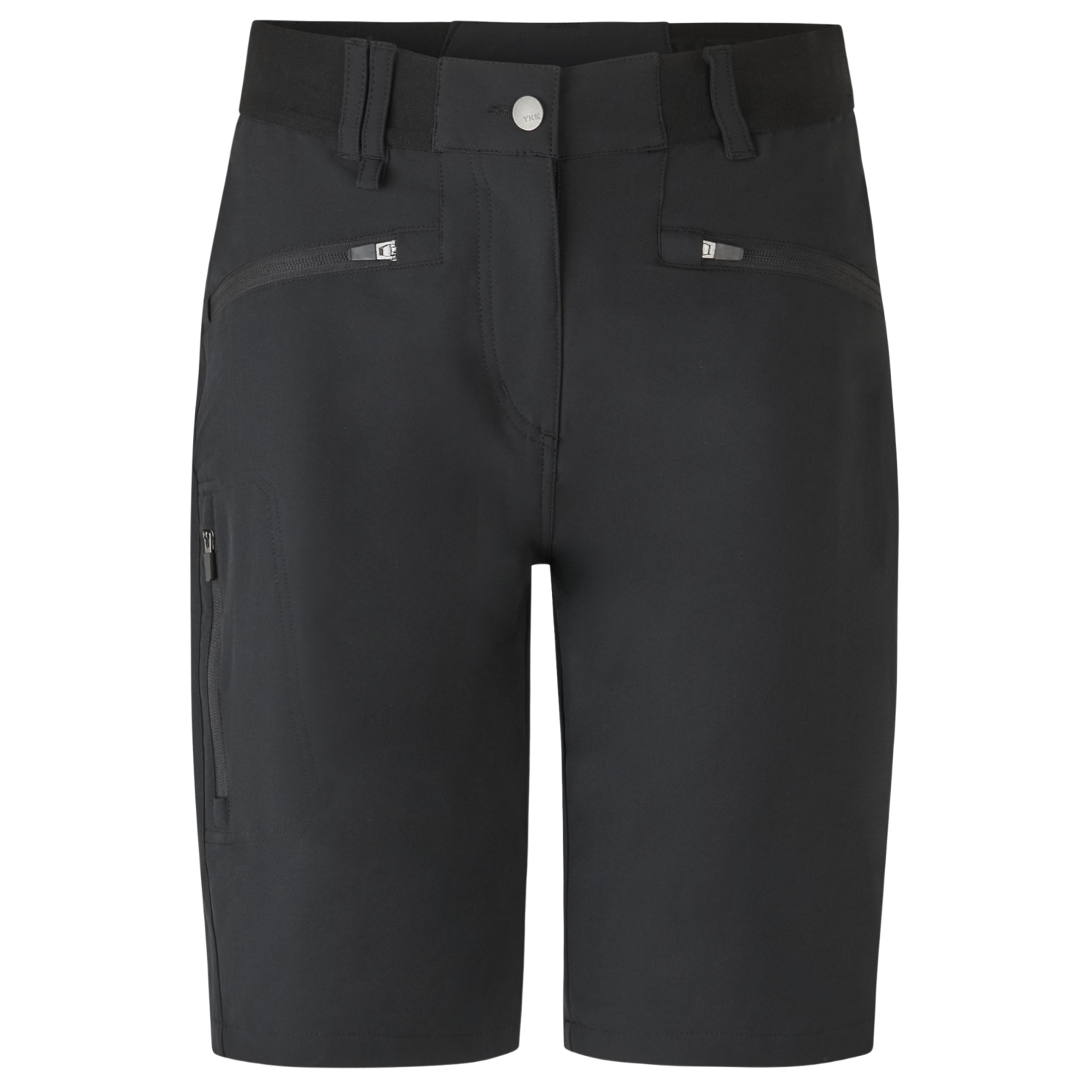 Core Stretch Dame Shorts Sort   i Store Plus Size Størrelser