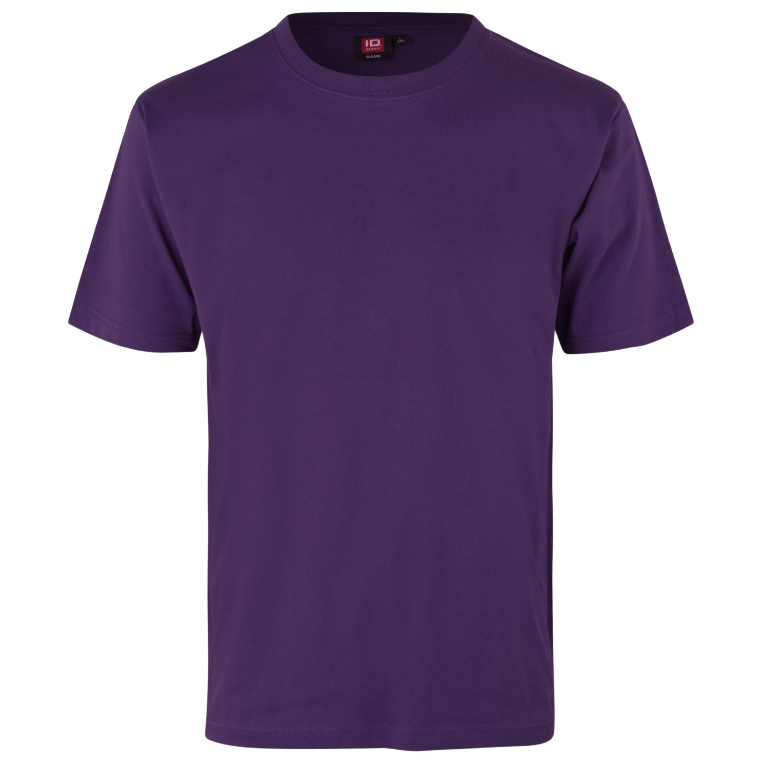 Game Herre  -shirt Lilla   i Store Plus Size Størrelser
