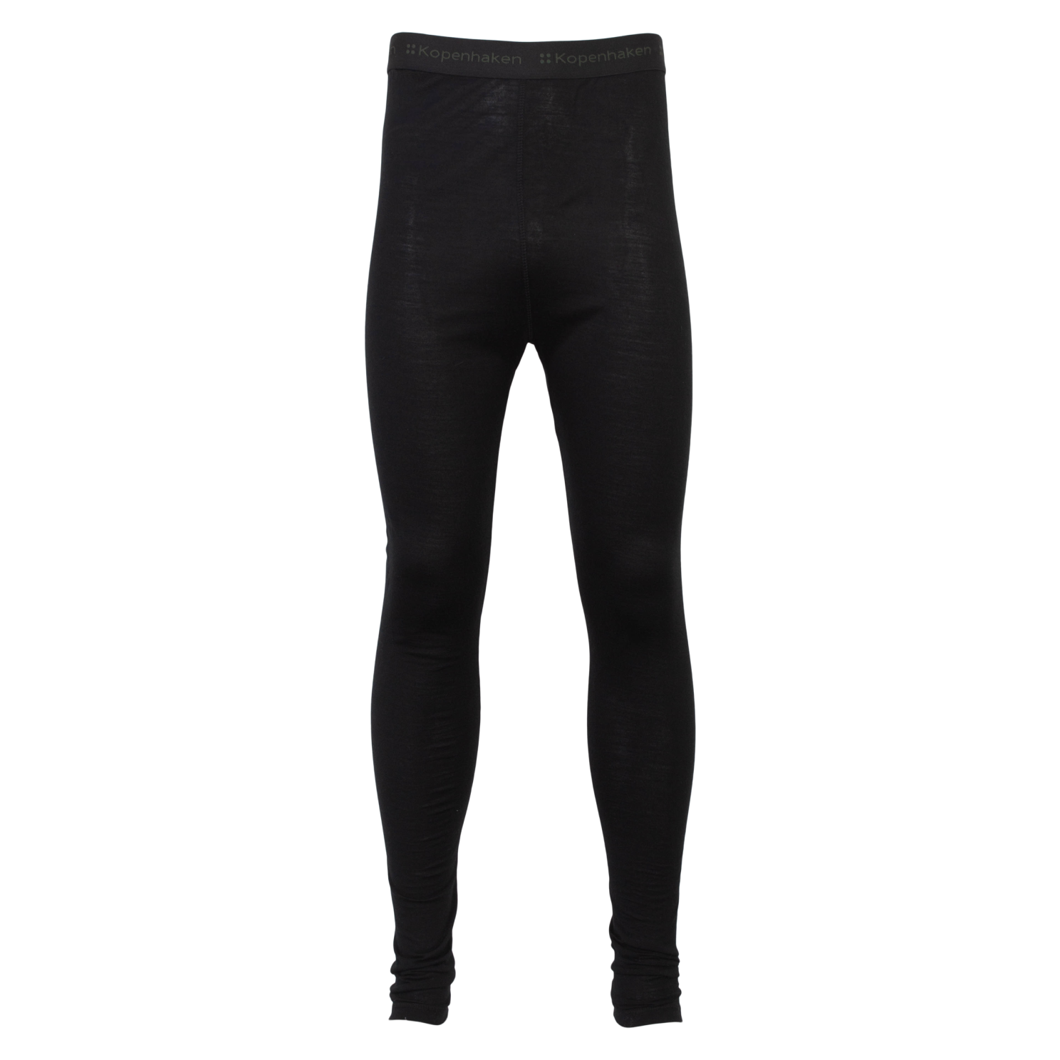 Kopenhaken Saalback Herre Skiundertøj   Merinouldmix Black   i Store Plus Size Størrelser