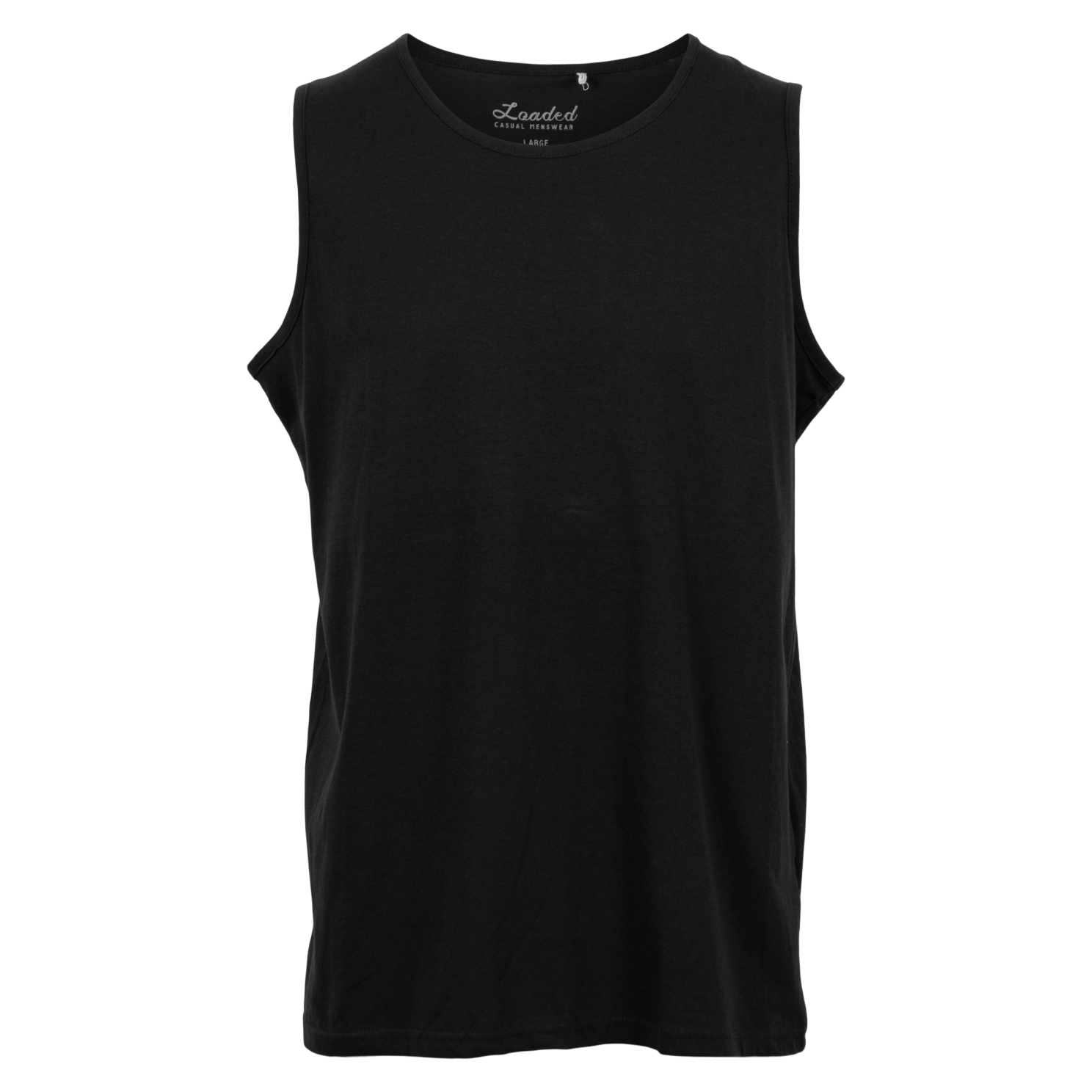 Loaded Belfast Herre Tanktop Plus Size - Sort