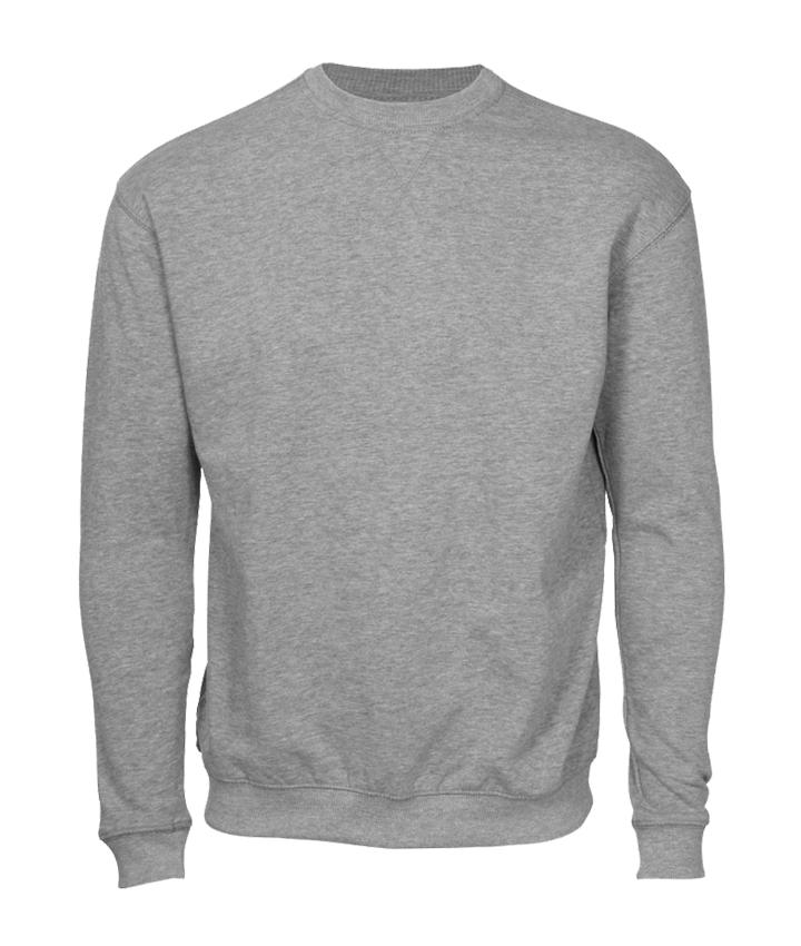 Loaded California Herre Sweatshirt Light Grey    i Store Plus Size Størrelser