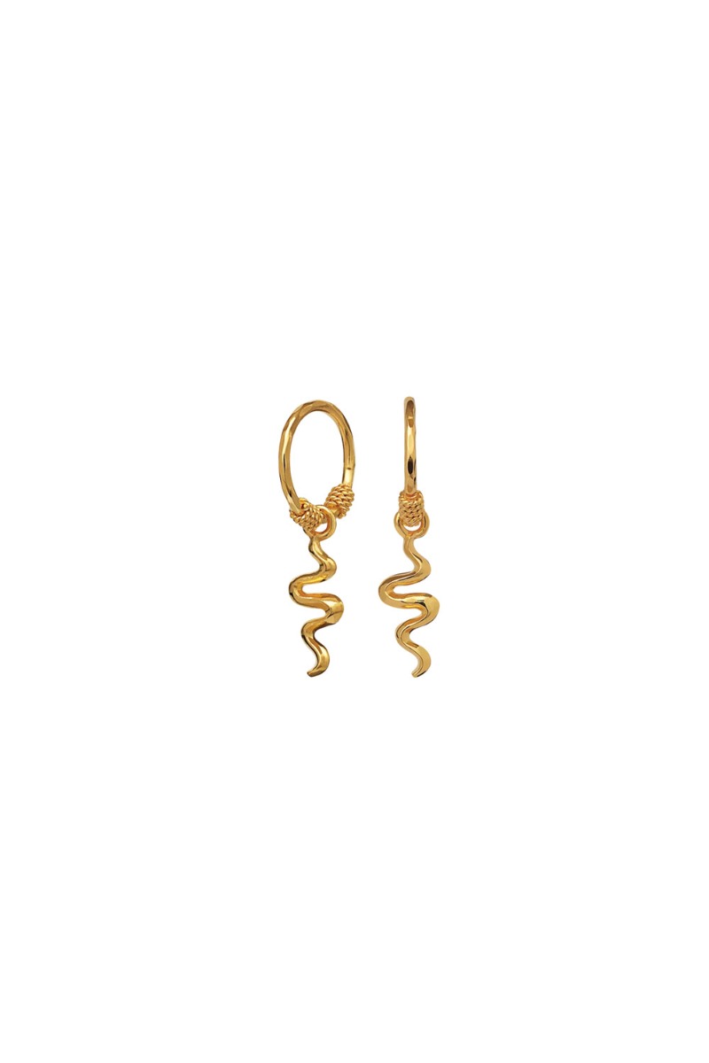 Maanesten øreringe Aryah Earrings Guld i Store Plus Size Størrelser
