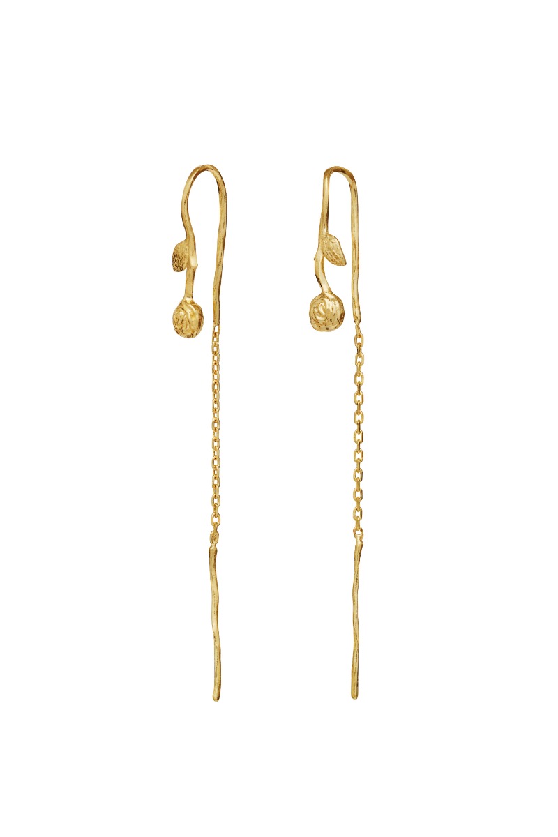 Maanesten øreringe Junia Earrings Guld i Store Plus Size Størrelser
