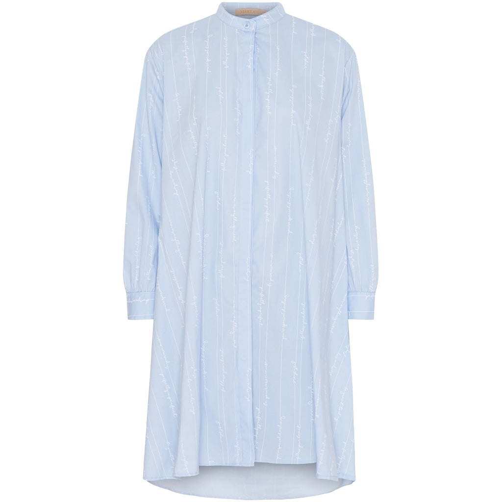 Marta   Chateau Dame Kjole 83558id Light Blue i Store Plus Size Størrelser