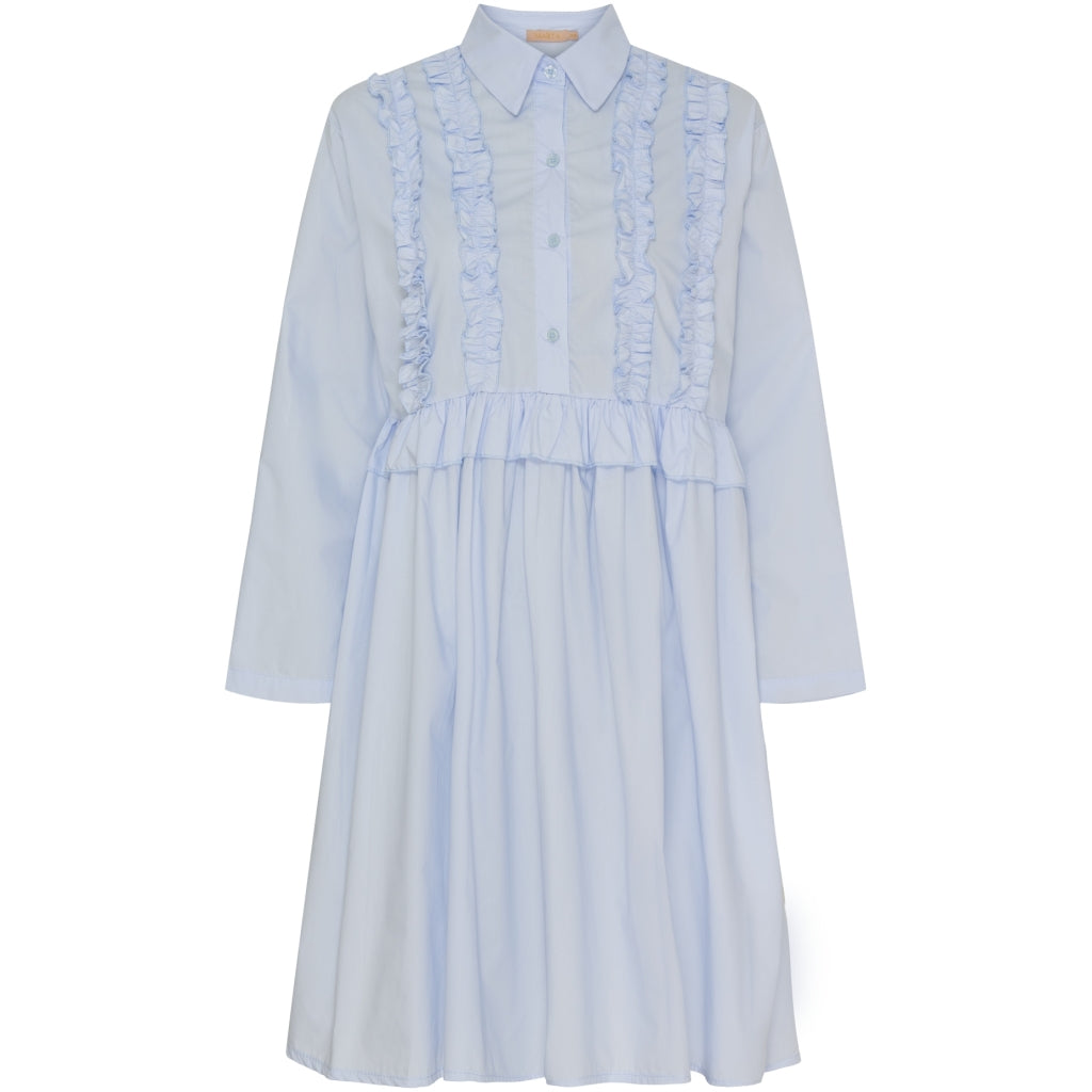 Marta   Chateau Dame Kjole Mdcviolet Lightblue64  i Store Plus Size Størrelser