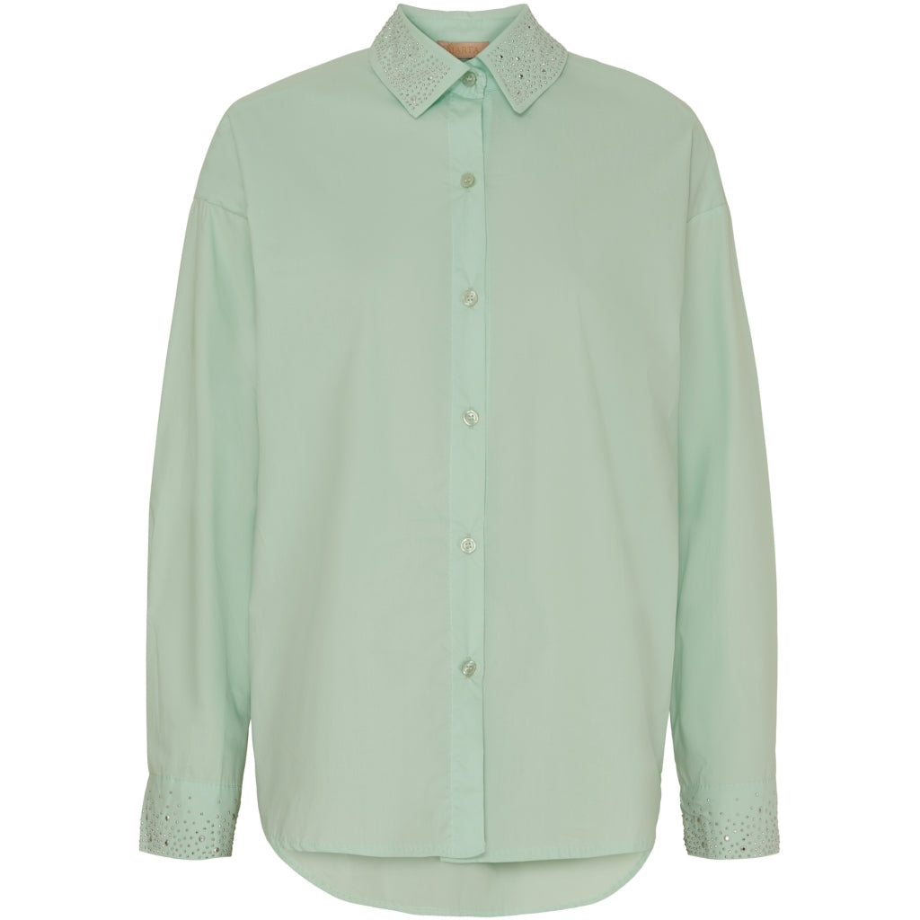Marta   Chateau Dame Skjorte Mdctammi Menta i Store Plus Size Størrelser