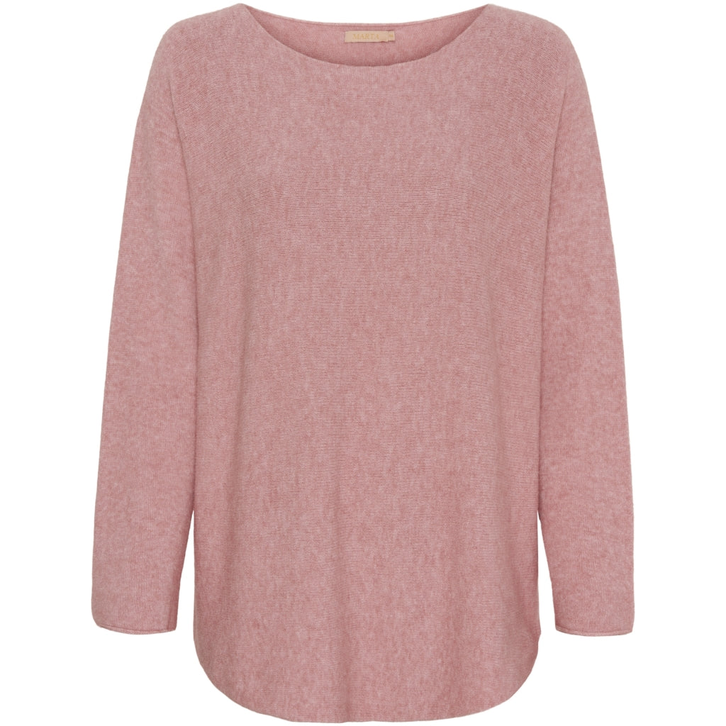 Marta   Chateau Dame Strik Mdcdagmar 5001 Awoldrose i Store Plus Size Størrelser