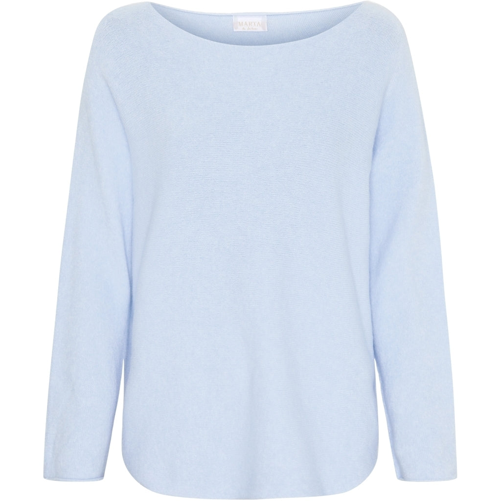 Marta   Chateau Dame Strik Mdcdagmar 5001 Celeste i Store Plus Size Størrelser