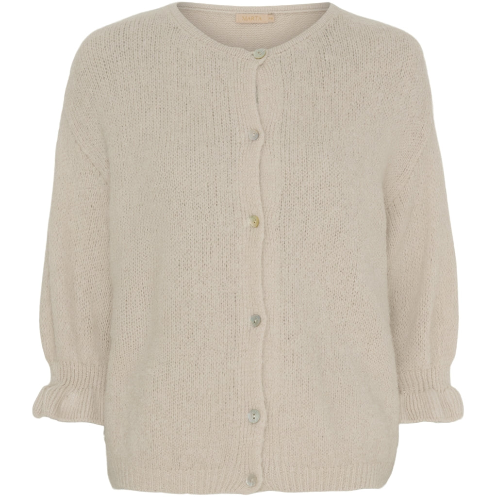Marta   Chateau Dame Strik Mdcjuliana 2413 Beige i Store Plus Size Størrelser