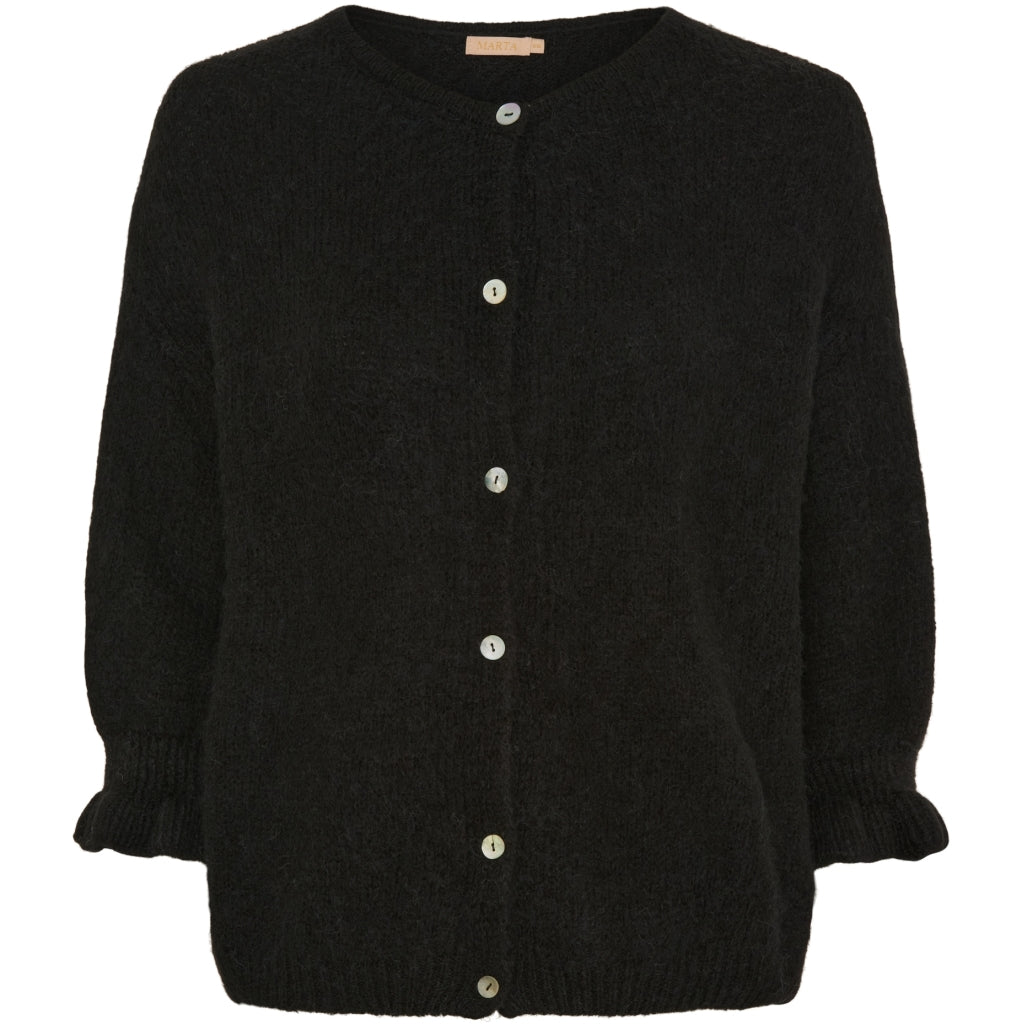 Marta   Chateau Dame Strik Mdcjuliana 2413 Black i Store Plus Size Størrelser