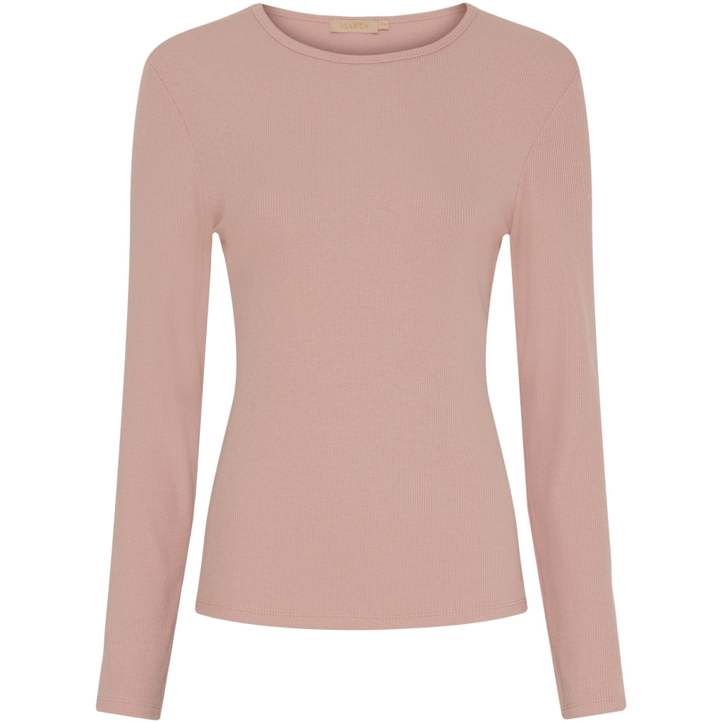 Marta   Chateau Langærmet  -shirt Mdcingrid 4906 Rosascuross i Store Plus Size Størrelser