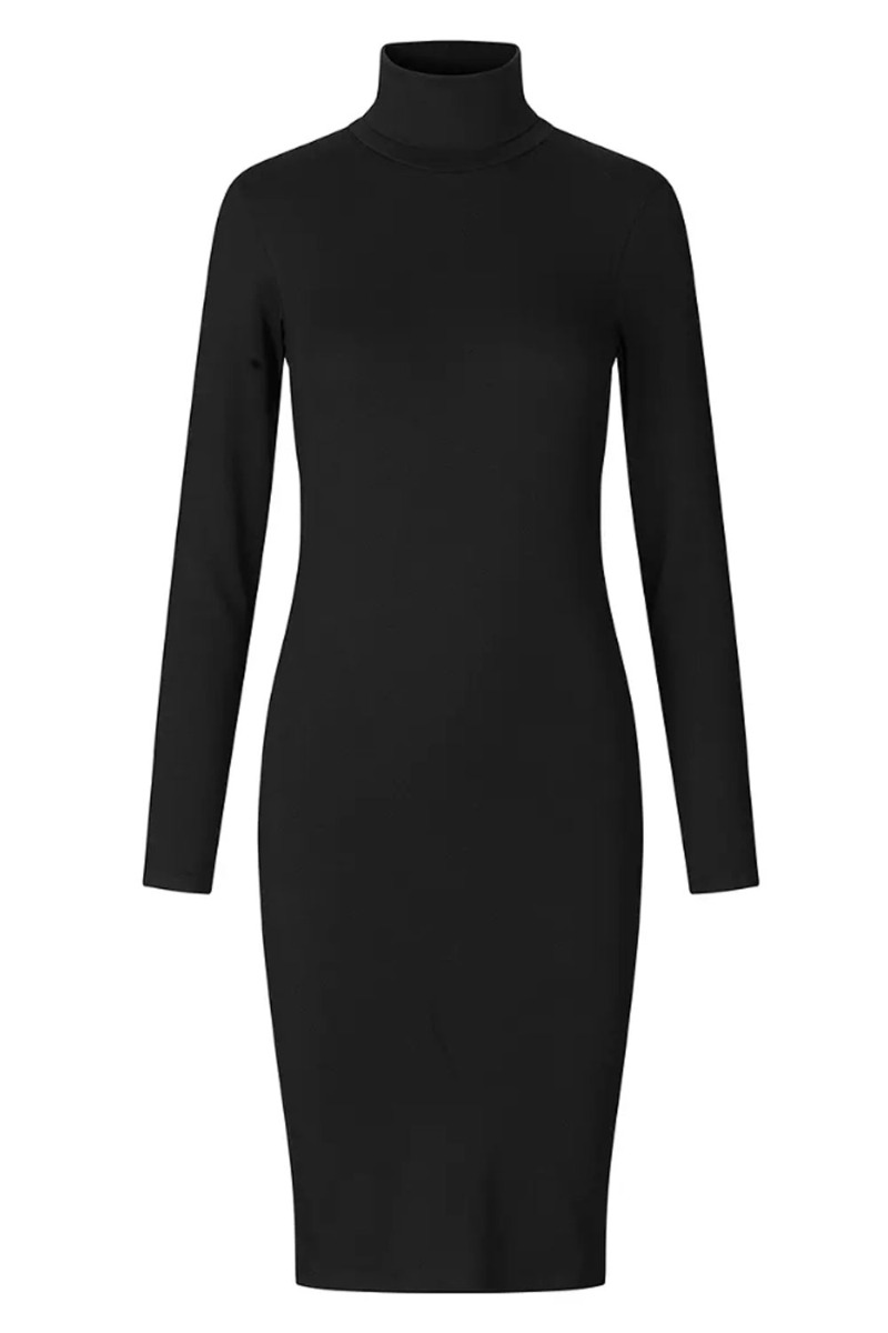 Modström Kjole Tanner Dress Black i Store Plus Size Størrelser