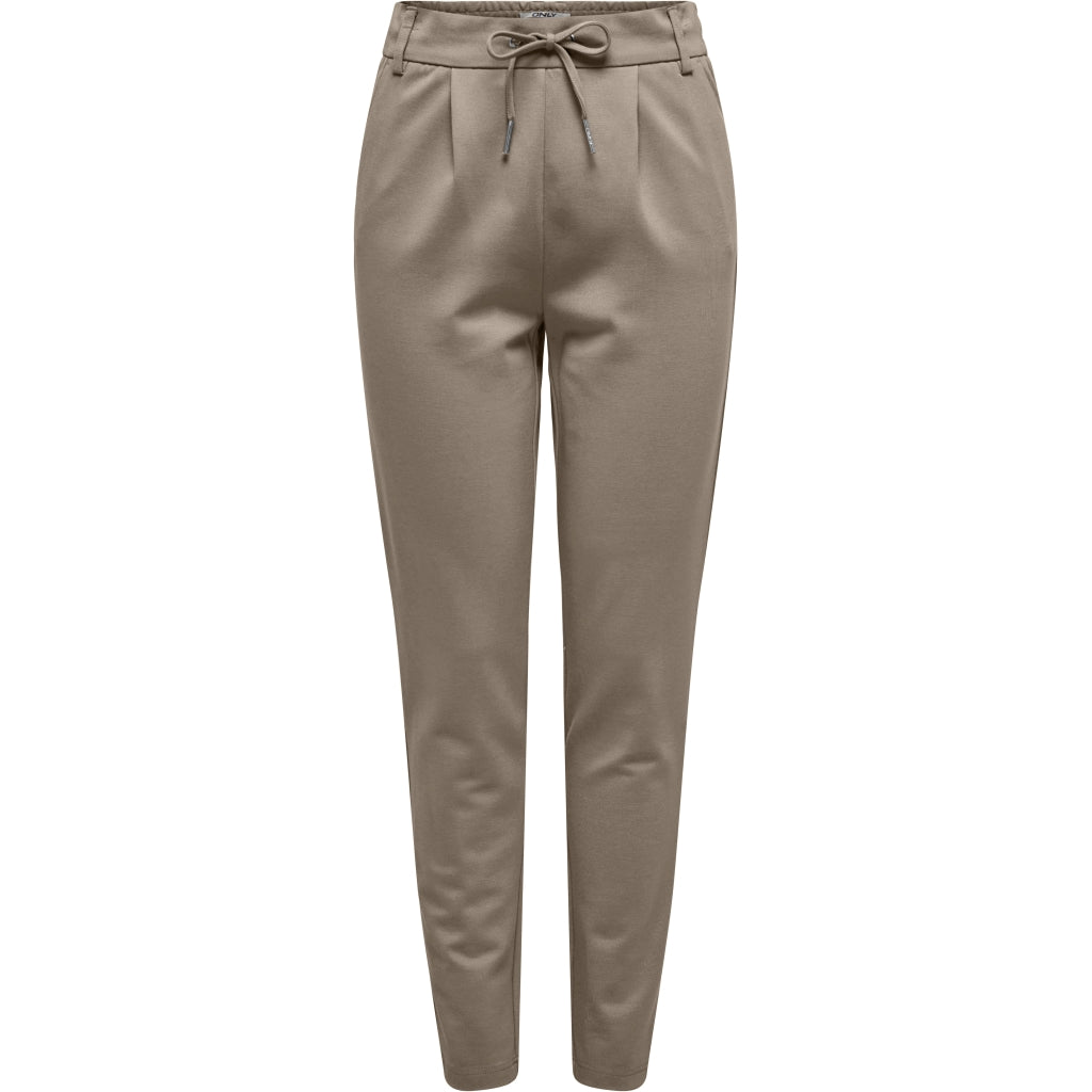 Only Dame Bukser Onlpoptrash Fossil i Store Plus Size Størrelser