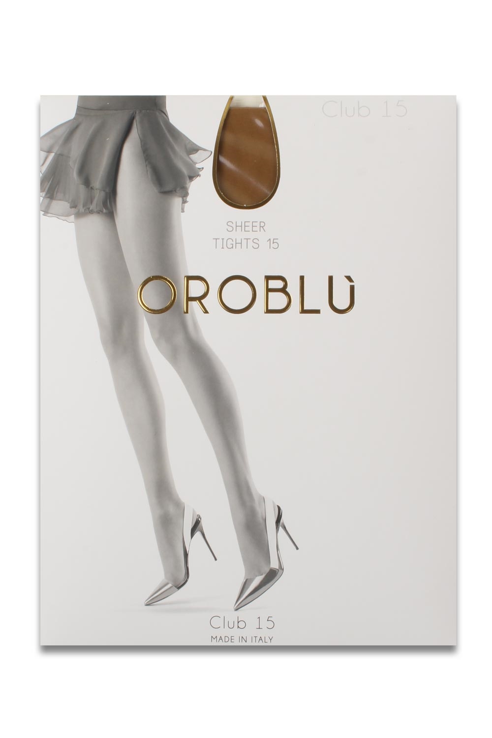 Oroblu Strømpebukser Club 15 Sun i Store Plus Size Størrelser