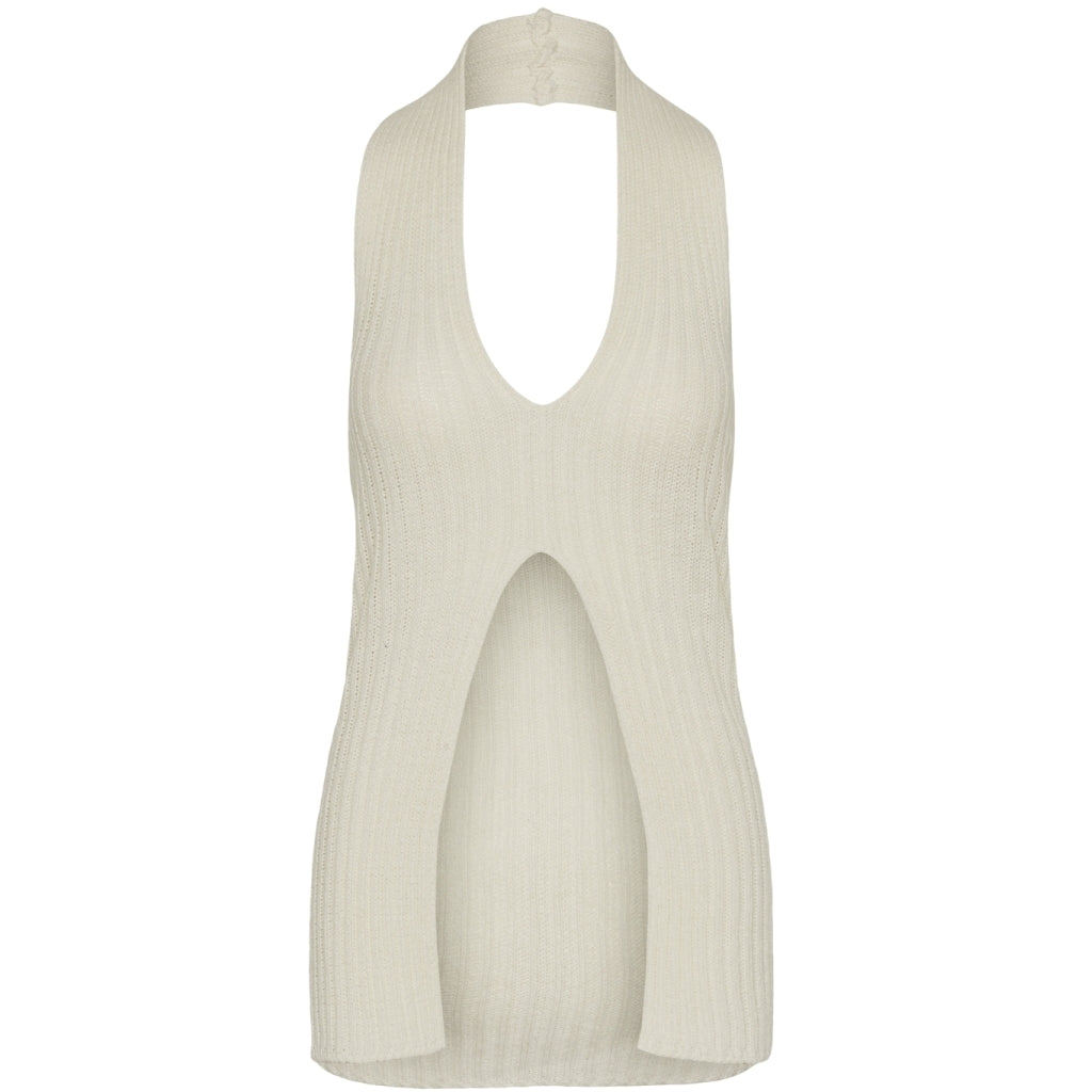 Pieces Dame Top Pcalexis Bright White i Store Plus Size Størrelser