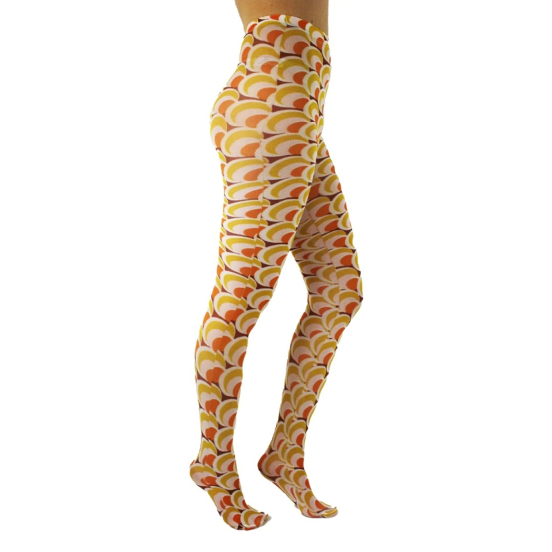 60s Groove Curvy Super Stretch Strømpebukser i Store Plus Size Størrelser