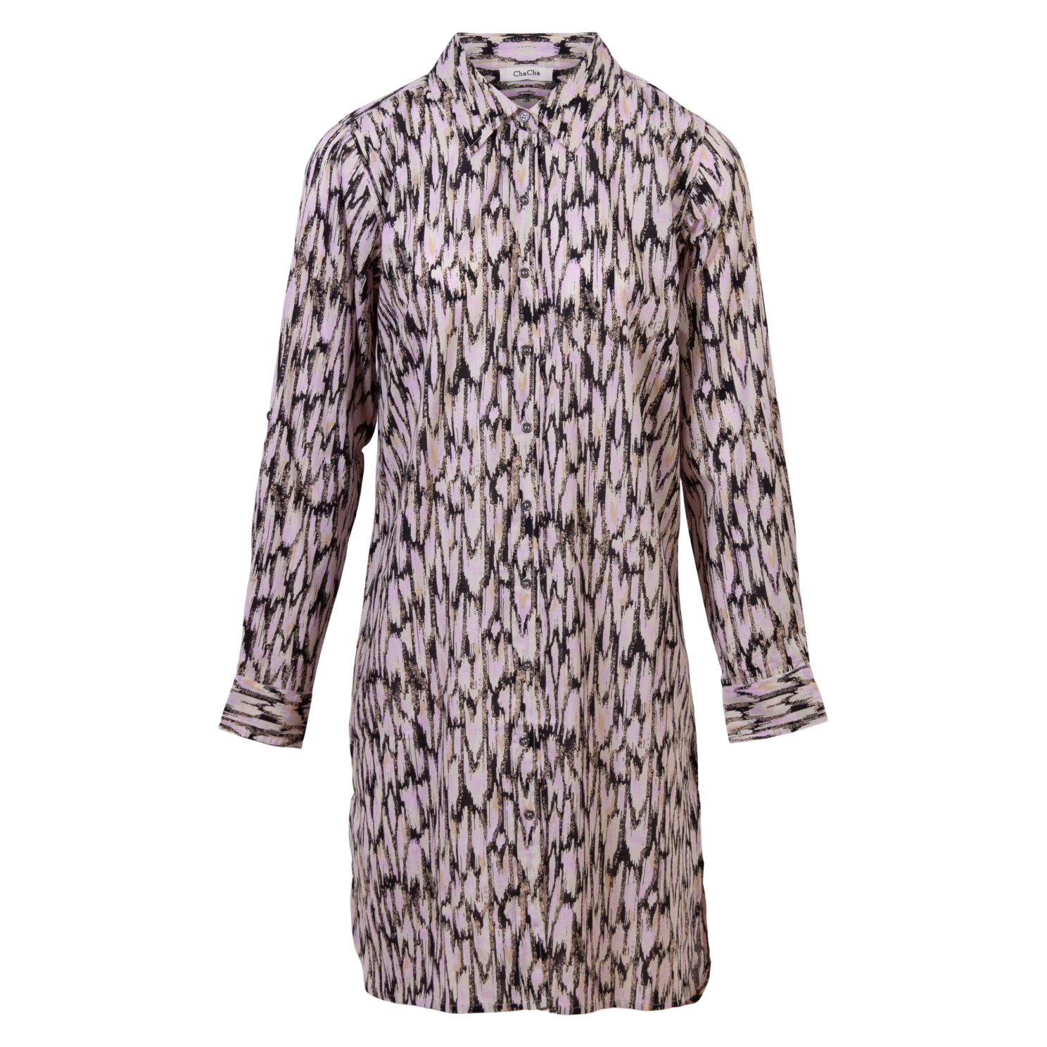 Zbyz Dame Kjole Plus Size Light Pink 42 44 i Store Plus Size Størrelser